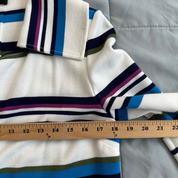 St. John Open Cardigan Sweater Womens Size 6 Santana Knit Wool Blend USA Made - Picture 11 of 16